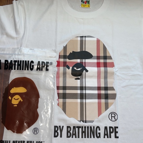 bathing ape burberry
